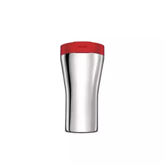Mug isotherme Caffa en Métal, Résine thermoplastique – Couleur Métal – 15.33 x 15.33 x 17 cm – Designer Giulio Iacchetti