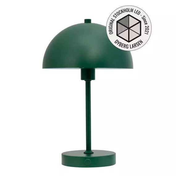 Stockholm – Lampe de table en Métal vert foncé, h 30 cm d 20 cm