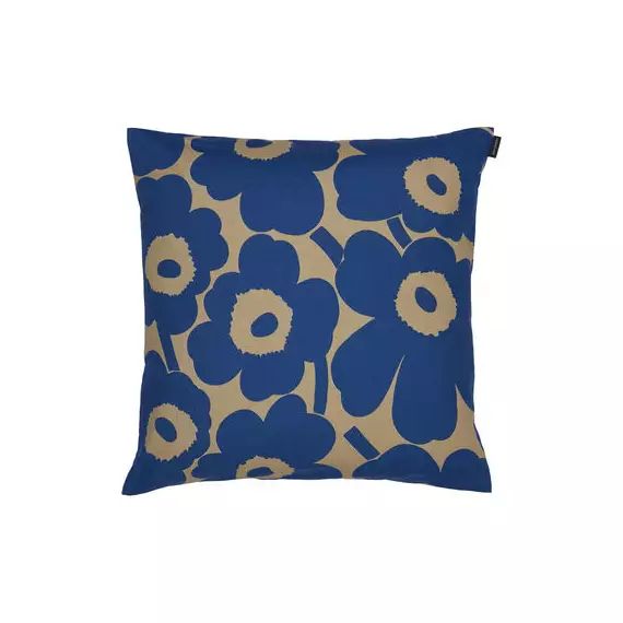 Housse de coussin Coussins en Tissu, Coton – Couleur Bleu – 5 x 5 x 5 cm – Designer Maija Isola