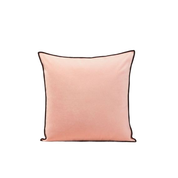 Housse de coussin 40×40 cm Eglantine et bourdon noir