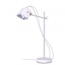 Lampe à poser en aluminium blanc H60cm