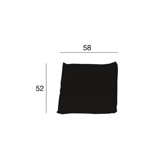 Coussin Kilt en Cuir – Couleur Marron – 58 x 52 x 57.69 cm – Designer Emaf Progetti