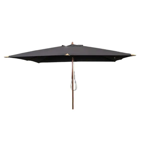 Parasol droit 4×3 m gris