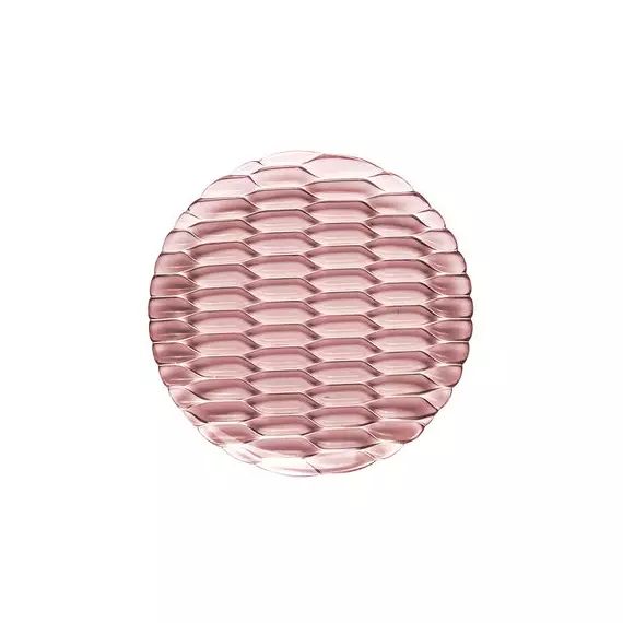 Assiette à dessert Jellies Family en Plastique, Technopolymère thermoplastique – Couleur Rose – 30 x 40 x 1.7 cm – Designer Patricia Urquiola