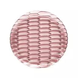 Assiette à dessert Jellies Family en Plastique, Technopolymère thermoplastique – Couleur Rose – 30 x 40 x 1.7 cm – Designer Patricia Urquiola