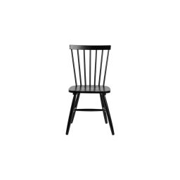 Chaise en bois LEONIE coloris noir