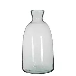 Vase bouteille en verre recyclé H44