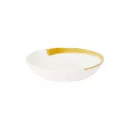Assiette creuse Esquisse en Céramique, Céramique émaillée – Couleur Orange – 20.8 x 20.8 x 20.8 cm – Designer Sarah Lavoine