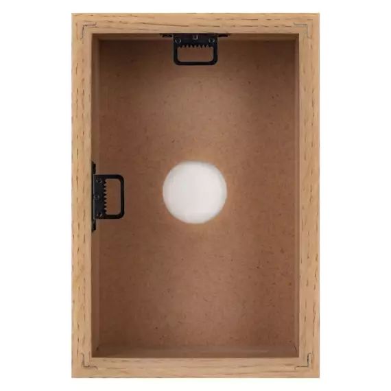 Cadre Cube profondeur 6.5 cm, H.15 x l.10 cm chêne, INSPIRE
