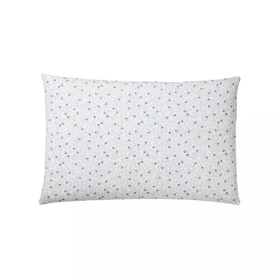 Taie d’oreiller en percale de coton bleu clair 50×70