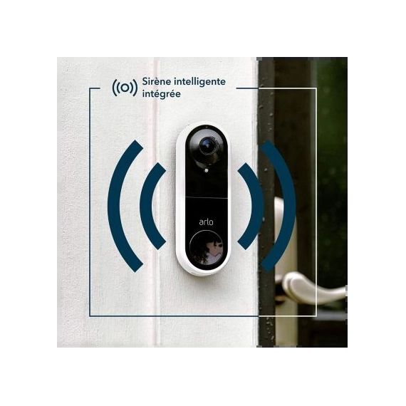Visiophone Arlo Doorbell sonnette vidéo AVD1001B