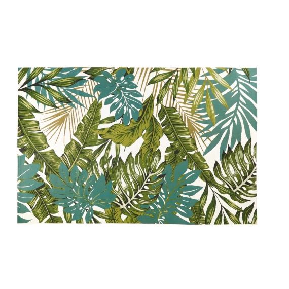 Tapis d&rsquo;extérieur imprimé tropical 160×230