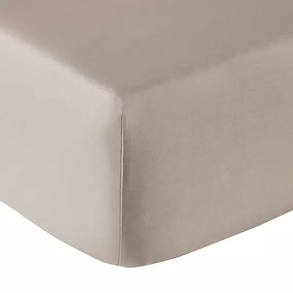 Drap housse coton brume 160×200 cm