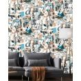 image de tapisseries & papiers peints scandinave Papier peint graphique collage pop art 53x1000cm