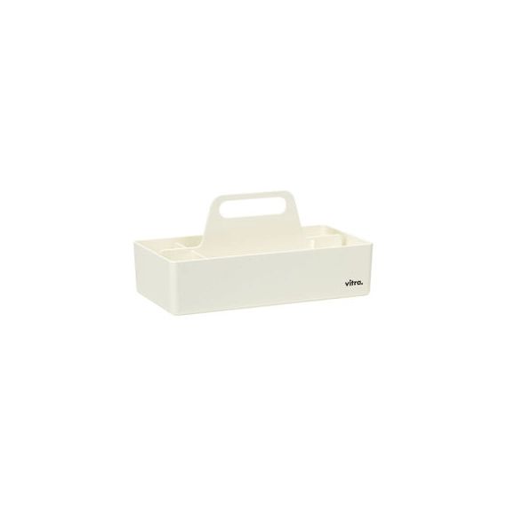 Bac de rangement Toolbox en Plastique, ABS recyclé – Couleur Blanc – 28.36 x 28.36 x 15.6 cm – Designer Arik Levy