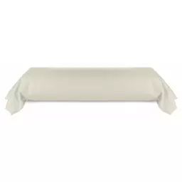 Taie de traversin coton beige 80×185 cm