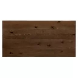 Tête de lit horizontale en bois couleur noyer 160x80cm