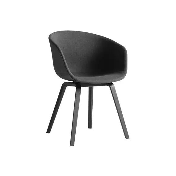 Fauteuil rembourré About a chair en Tissu, Polypropylène – Couleur Gris – 50 x 67 x 80 cm – Designer Hee Welling