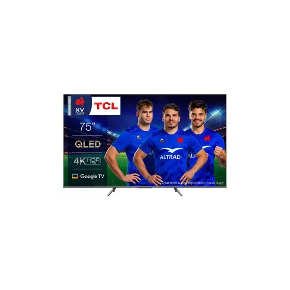 TV LED Tcl QLED 75C635 190 cm 4K GOOGLE TV HDMI 2.1 Son ONKYO DOLBY ATMOS