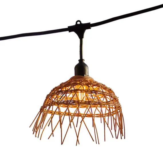 Guirlande lumineuse Polyrotin Noir 6m
