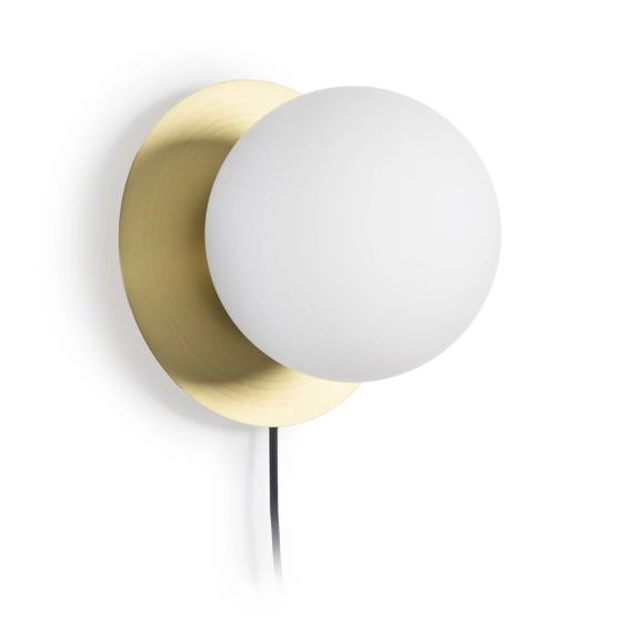 Manz – Applique murale ronde en verre ø20cm