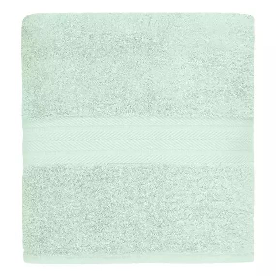 Drap de bain 550gr/m²  menthe 70×140 cm