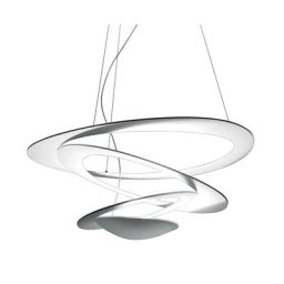 Suspension Pirce en Métal, Aluminium verni – Couleur Blanc – 68.26 x 68.26 x 36 cm – Designer Giuseppe Maurizio Scutellà
