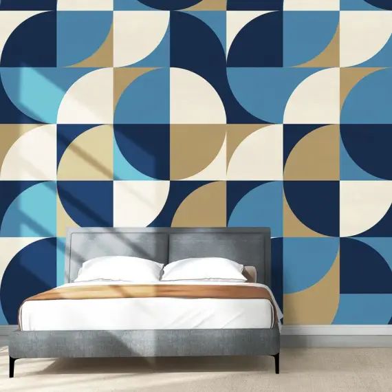 Papier peint, circulaire chambre 156x270cm