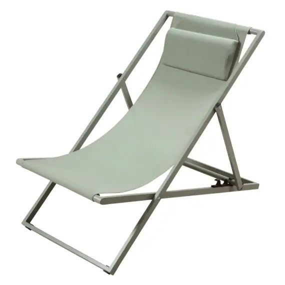 Chilienne en métal et toile plastifiée vert kaki Split