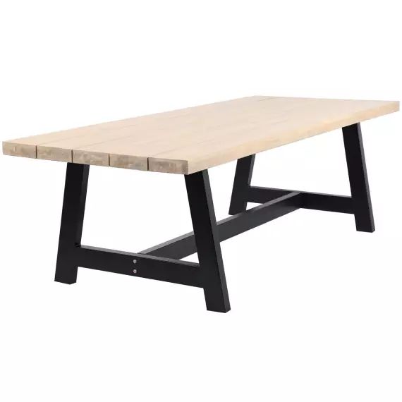 Table de jardin en bois 6/8 personnes 240cm