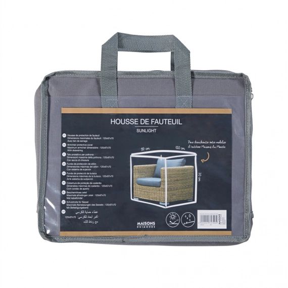 Housse de protection pour fauteuil de jardin 117×94 Sunlight