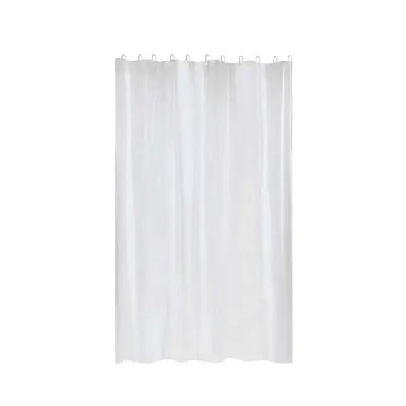 Rideau de douche uni &lsquo;first peva&rsquo; 180×200 cm blanc