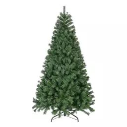 Sapin de Noël artificiel 240 cm en pvc et métal vert