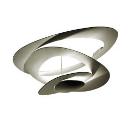 Plafonnier Pirce en Métal, Aluminium verni – Couleur Or – 62.14 x 62.14 x 36 cm – Designer Giuseppe Maurizio Scutellà