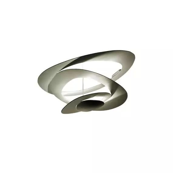 Plafonnier Pirce en Métal, Aluminium verni – Couleur Or – 62.14 x 62.14 x 36 cm – Designer Giuseppe Maurizio Scutellà