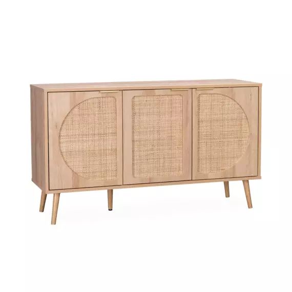 Buffet de rangement 3 portes + 2 niveaux