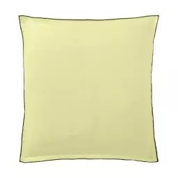 Taie d’oreiller lin lave jaune 65×65 cm