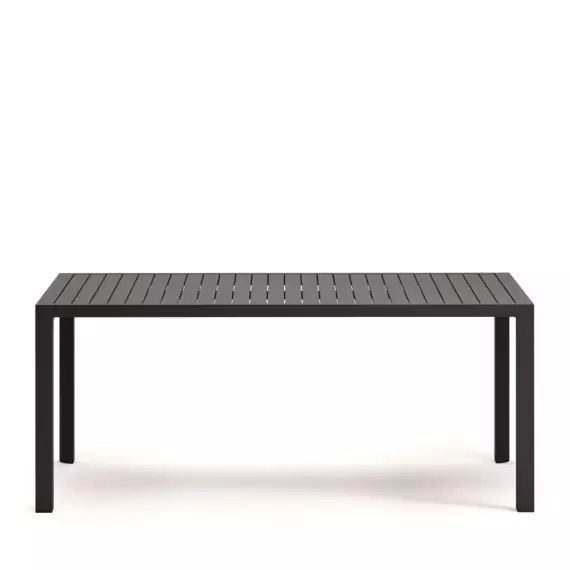 Culip – Table à manger de jardin en aluminium 180cm – Couleur – Gris