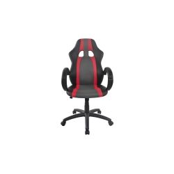 Chaise de Bureau / Fauteuil Gamer GTI 2 - noir et rouge –