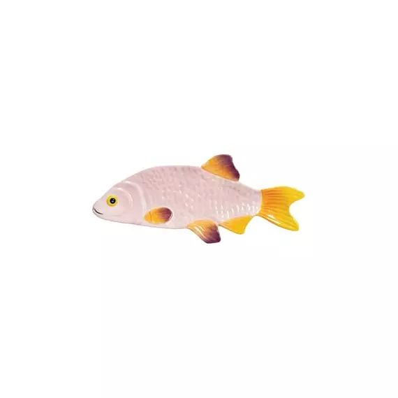 Assiette Marin en Céramique, Dolomite – Couleur Multicolore – 31.5 x 13 x 2 cm