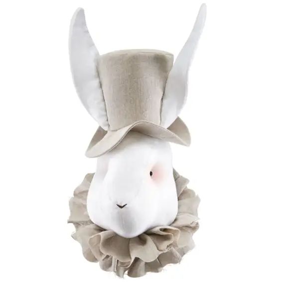 Trophée mural enfant beige