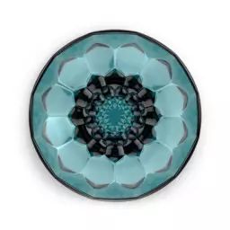Patère Jellies Family en Plastique, PMMA – Couleur Bleu – 22.89 x 22.89 x 6 cm – Designer Patricia Urquiola