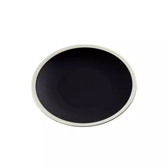 Assiette Sicilia en Céramique, Grès peint et émaillé – Couleur Noir – 18.17 x 18.17 x 18.17 cm – Designer Sarah Lavoine