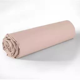 Drap Housse coton rose 90×190 cm