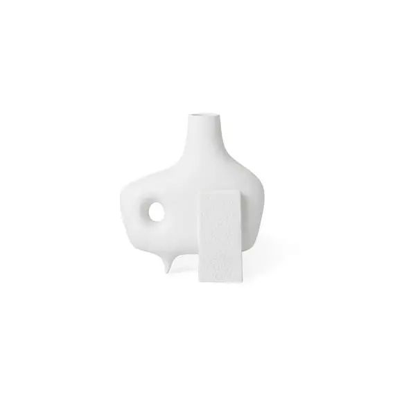 Vase Paradox en Céramique, Porcelaine – Couleur Blanc – 31.07 x 31.07 x 25 cm – Designer