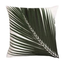 Coussin Palmes, vert l.45 x H.45 cm