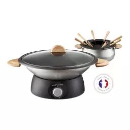 Appareil Wok + fondue LAGRANGE 349019 FONDUE ET WOK CLASSIC