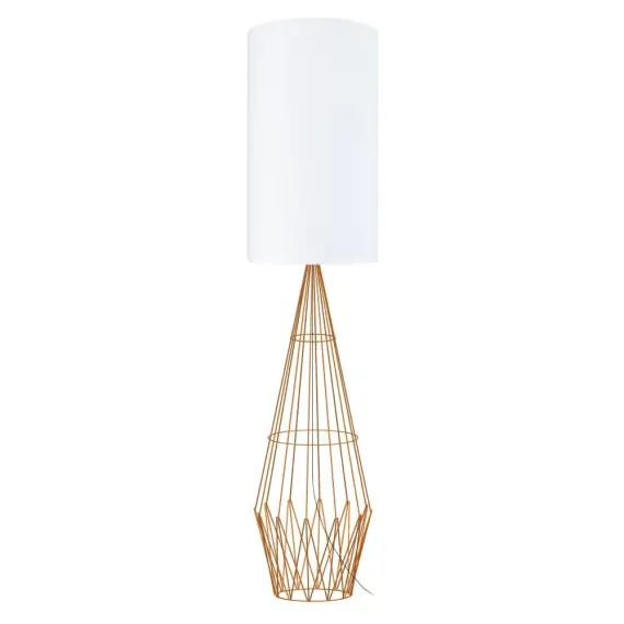 Lampadaire métal cuivre