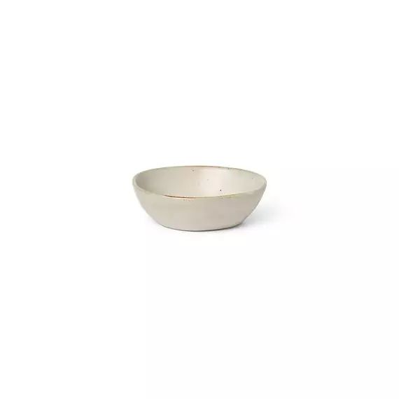 Coupelle Flow en Céramique, Porcelaine émaillée – Couleur Blanc – 13.39 x 13.39 x 2.5 cm