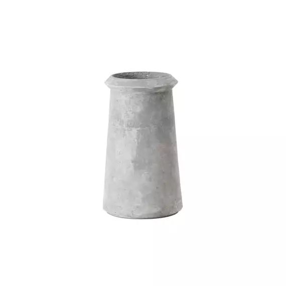 Pot de fleurs Bulbi en Pierre, Béton – Couleur Gris – 44 x 44 x 74 cm – Designer Studiopepe